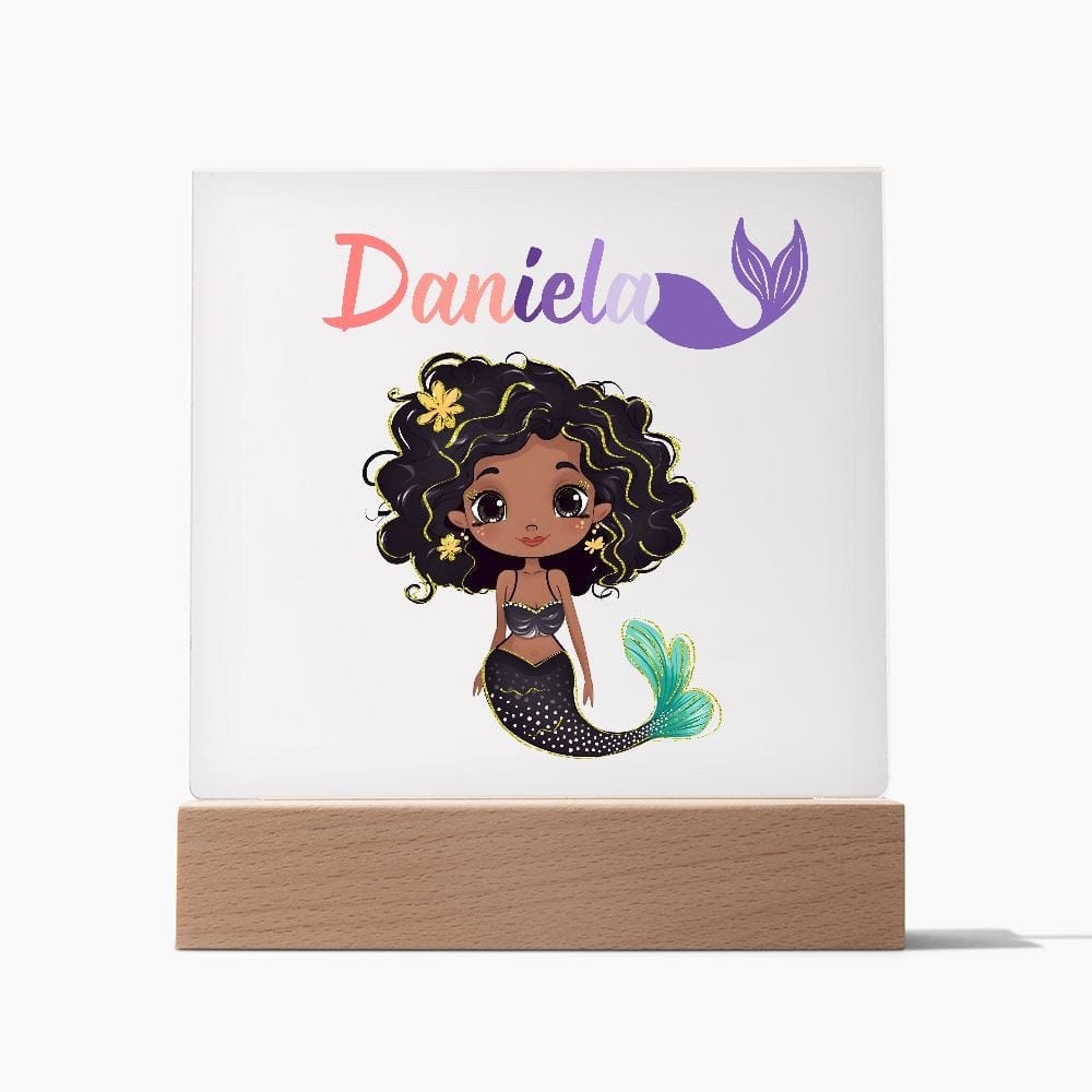 Personalized Mermaid Night light, Mermaid decor, personalized name sign,script name,mermaid room,mermaid gift,mermaid nursery decor, LED