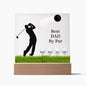 Fathers Day Gift Golf, Best Dad By Par Golf Acrylic Plaque, Personalized Gift For Dad, Golf Gift For Men, Fathers Day Gift For Grandpa