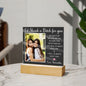 Funny Gift For Friend acrylic plaque Bff Gift nightlight Friendship Gift Adult Humor Gag Gift I'D Shank A Bitch For You Best Friend Gift