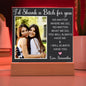 Funny Gift For Friend acrylic plaque Bff Gift nightlight Friendship Gift Adult Humor Gag Gift I'D Shank A Bitch For You Best Friend Gift