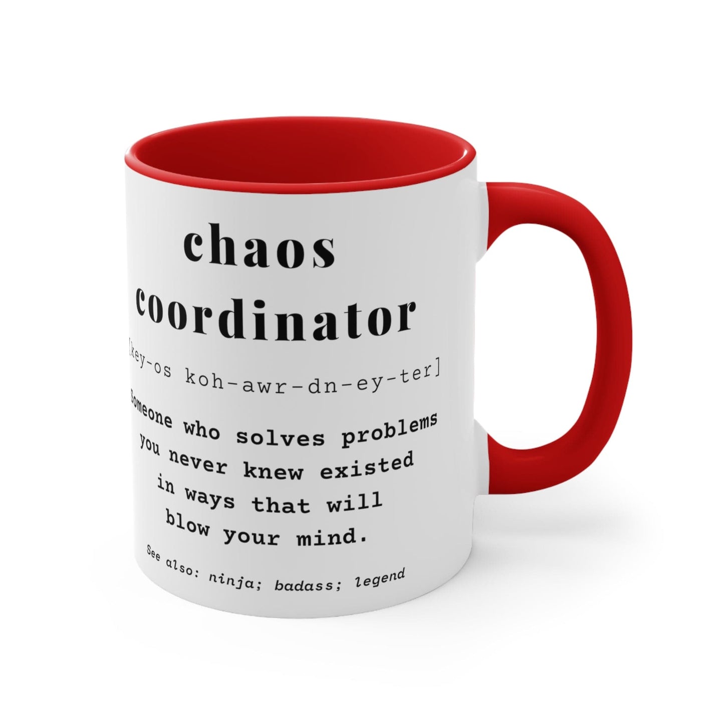 Chaos Coordinator Definition Office Coworker Mug