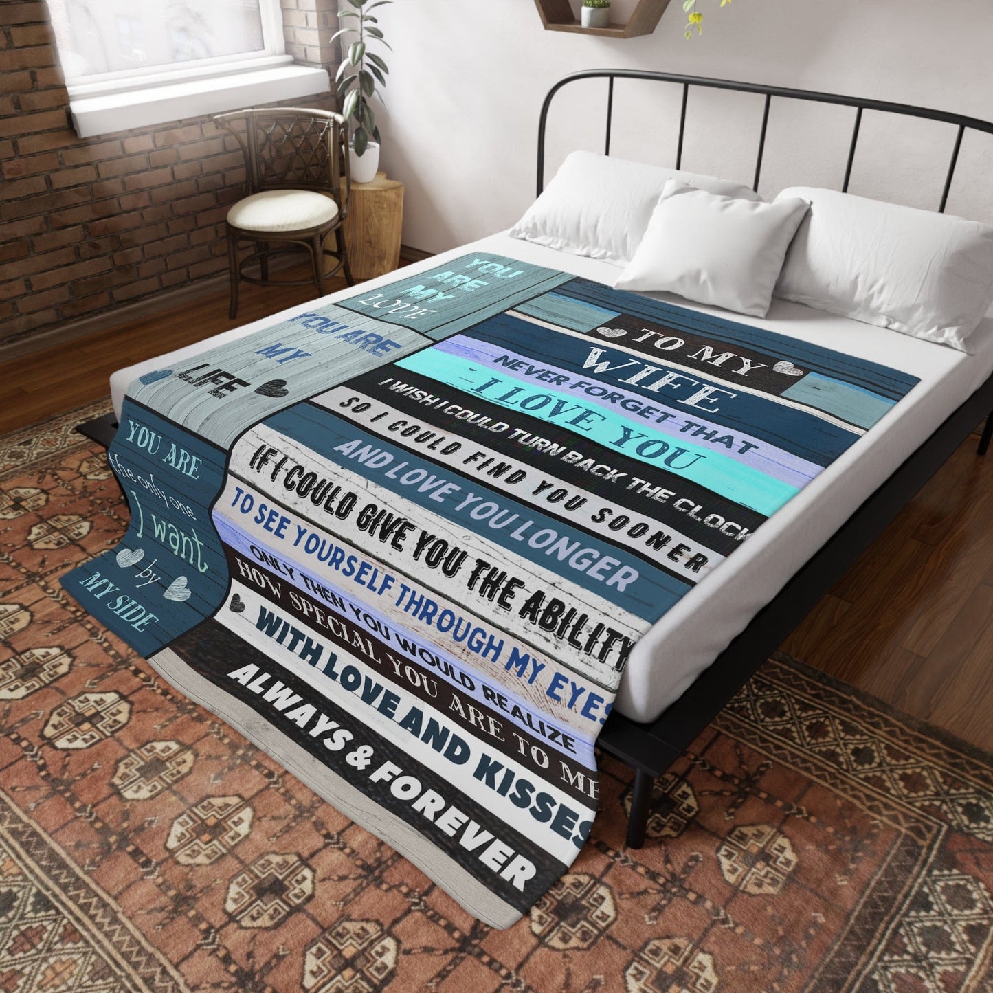 See you through My Eyes- Wife Blanket