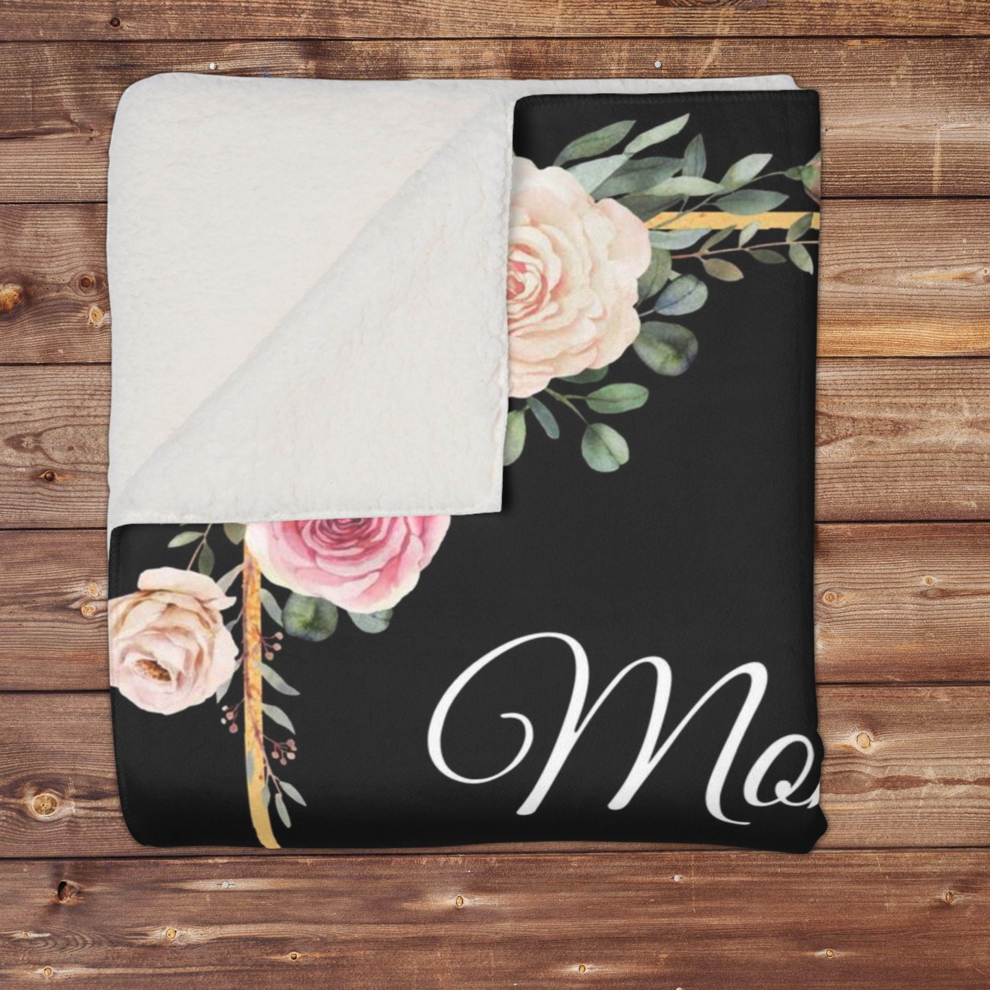 Mothers and Daughters Blanket-Black