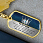 To my Son Keychain