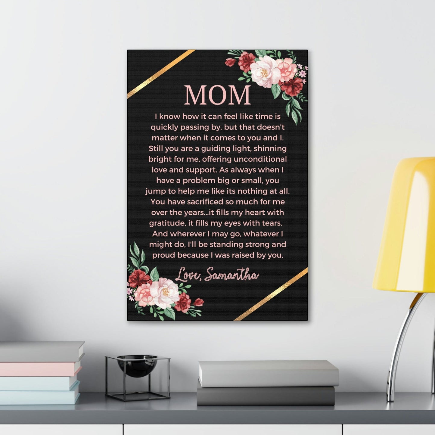 Personalized Mom Gift from Daughter Canvas Print