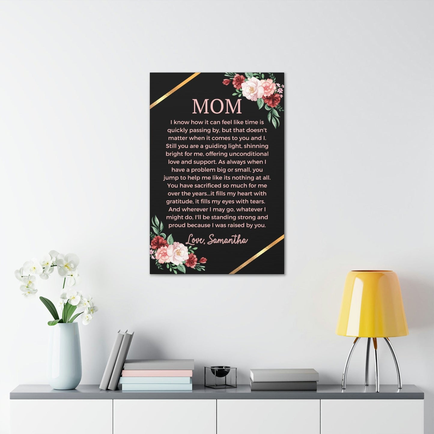 Personalized Mom Gift from Daughter Canvas Print
