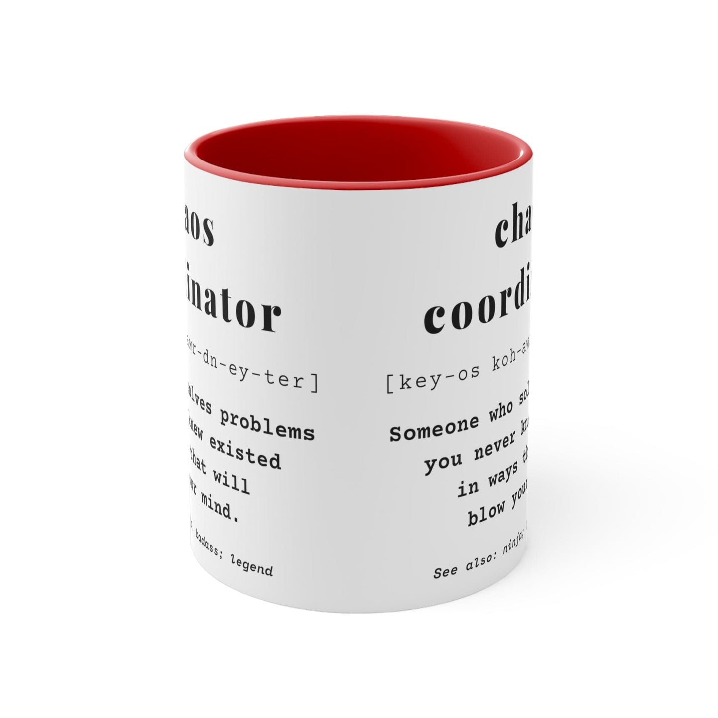 Chaos Coordinator Definition Office Coworker Mug