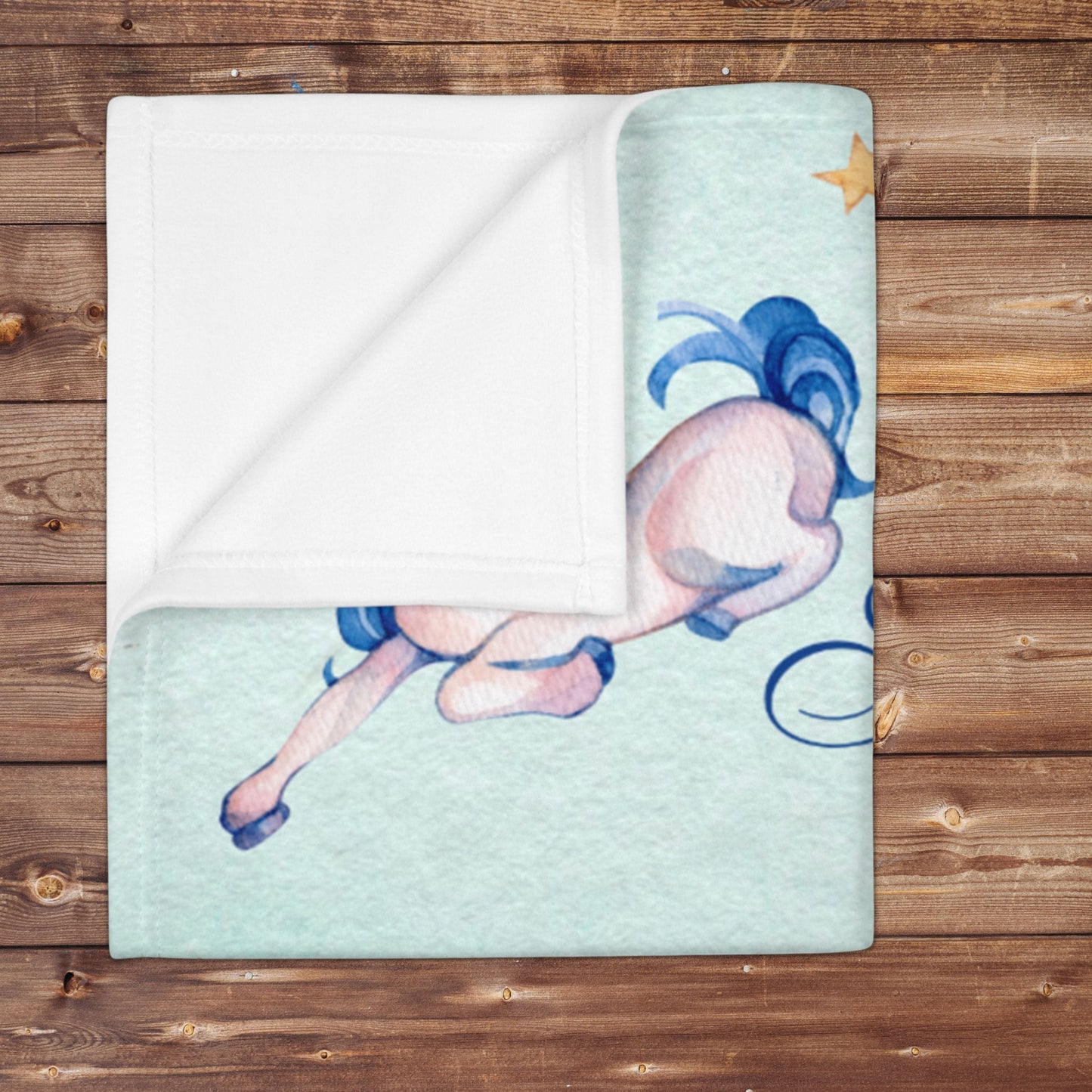 Unicorn Personalized Name Blanket