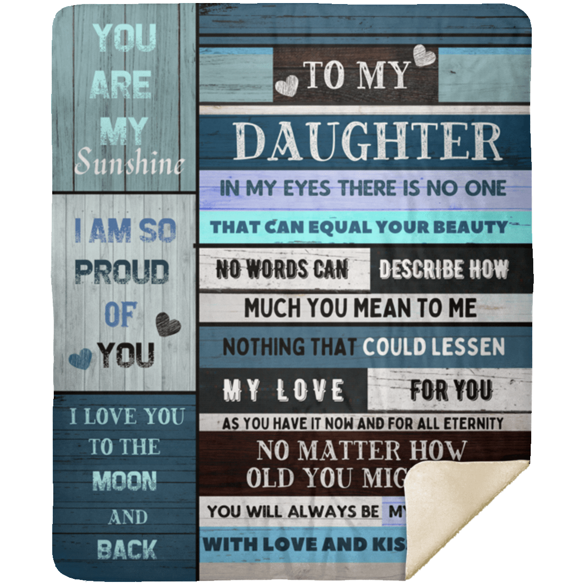 My Little Girl Blanket- From Mom