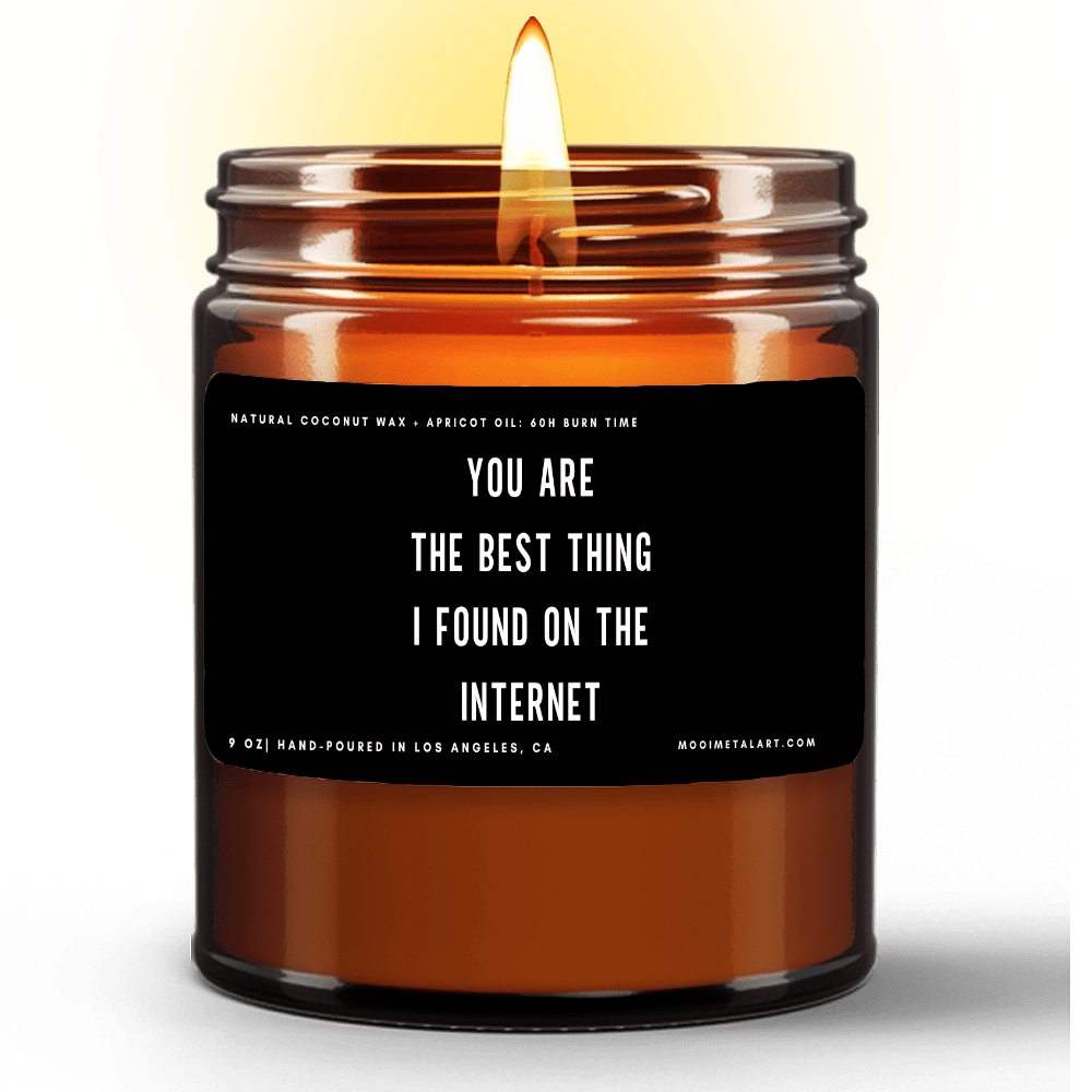 Funny Candle Gift- Mossy forest scent (9oz)