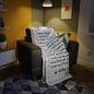 Personalized Love Letter Blanket from Husband to Wife
