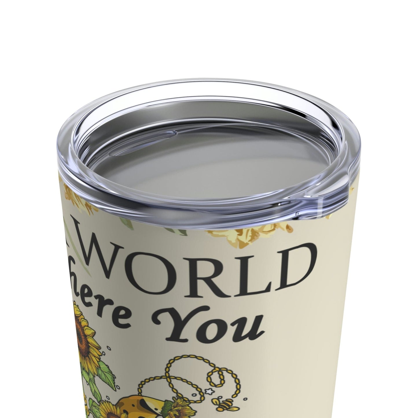 Be Kind Sunflower Gnome Personalized 20oz Tumbler