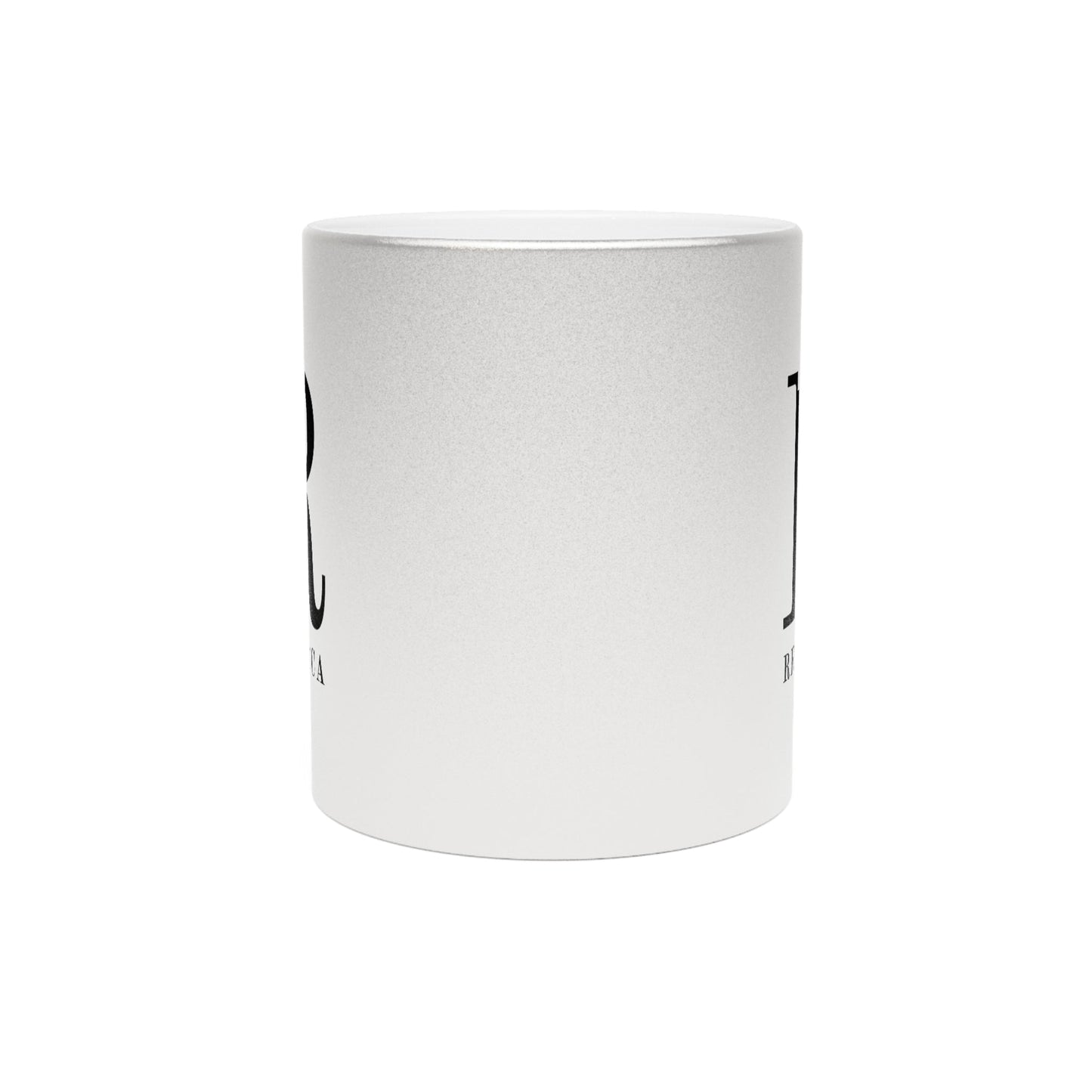Monogram and Initial Coffee Mugs- metallic