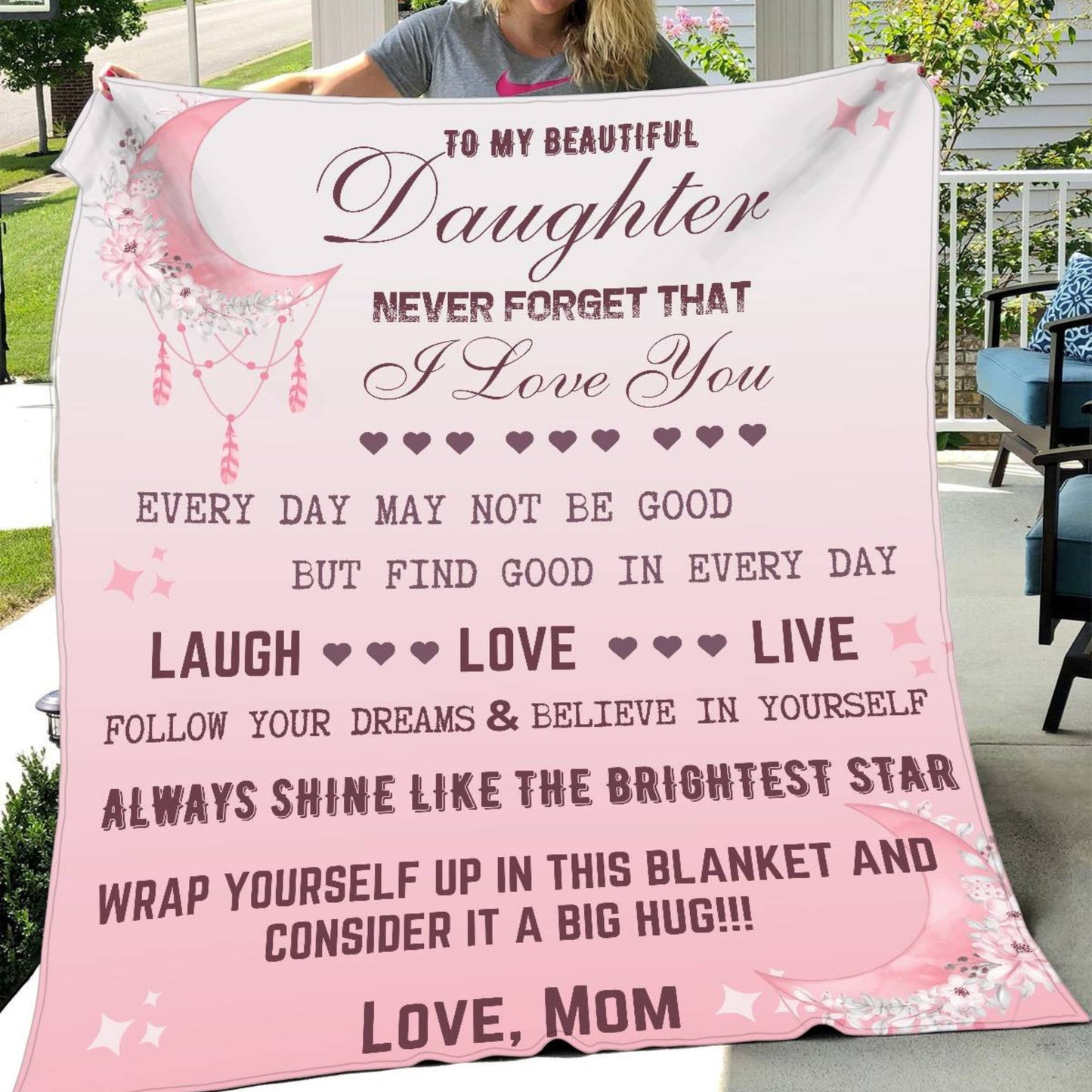 Brightest Star- Mom to Daughter Blanket