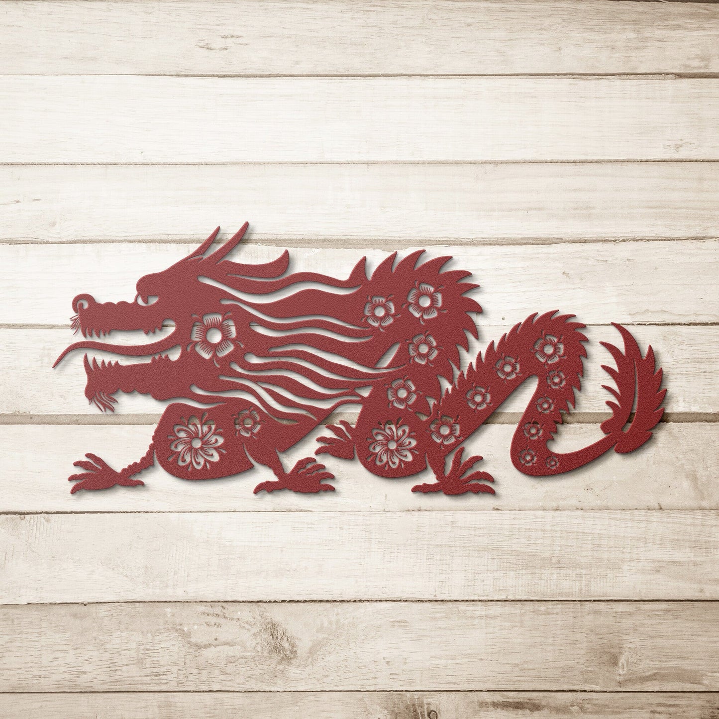 Chinese Dragon Metal wall or garden Art