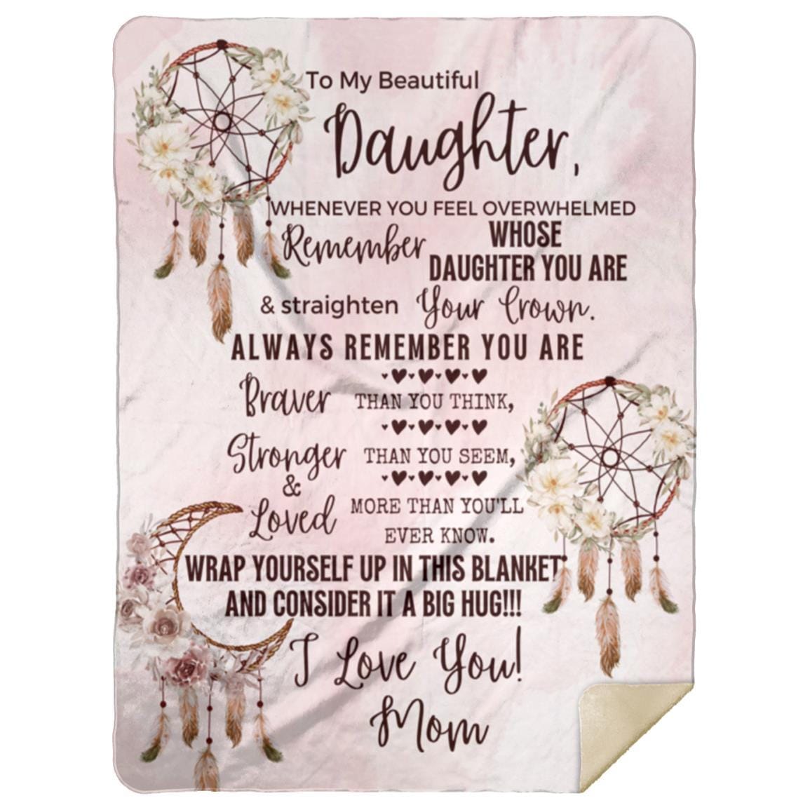 Dreamcatcher Pink Mom to Daughter Blanket