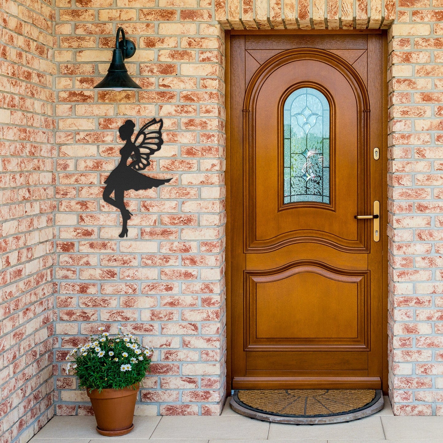 Fairy In high heels Metal Wall Art