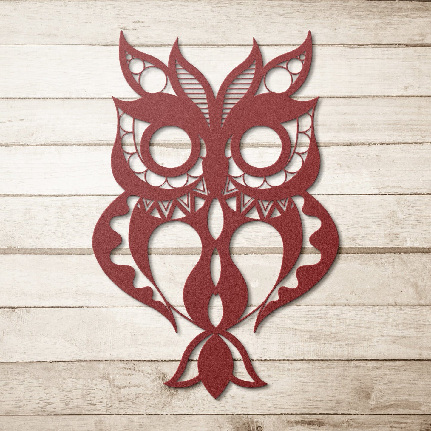 Line Art Owl Decorative Metal Wall Art
