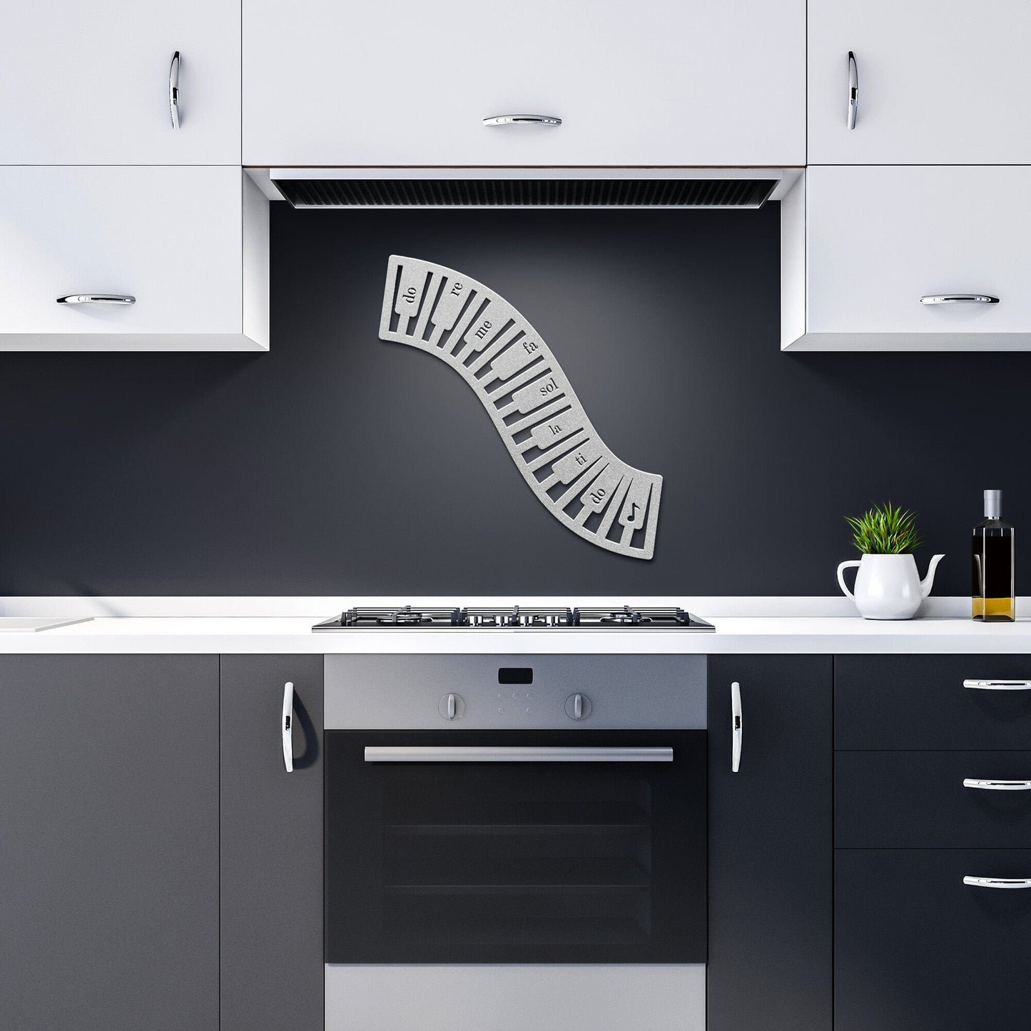 Musical Notes keyboard Decorative Metal wall art