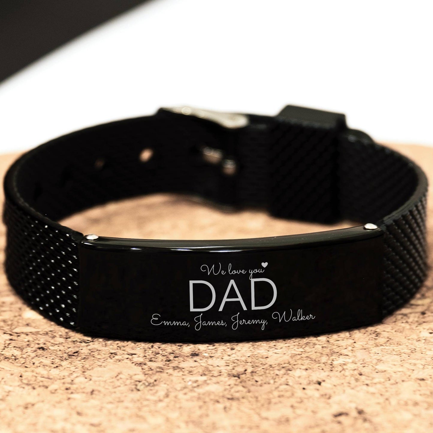 We Love you Dad bracelet, best gift for dad for christmas birthday fathers day