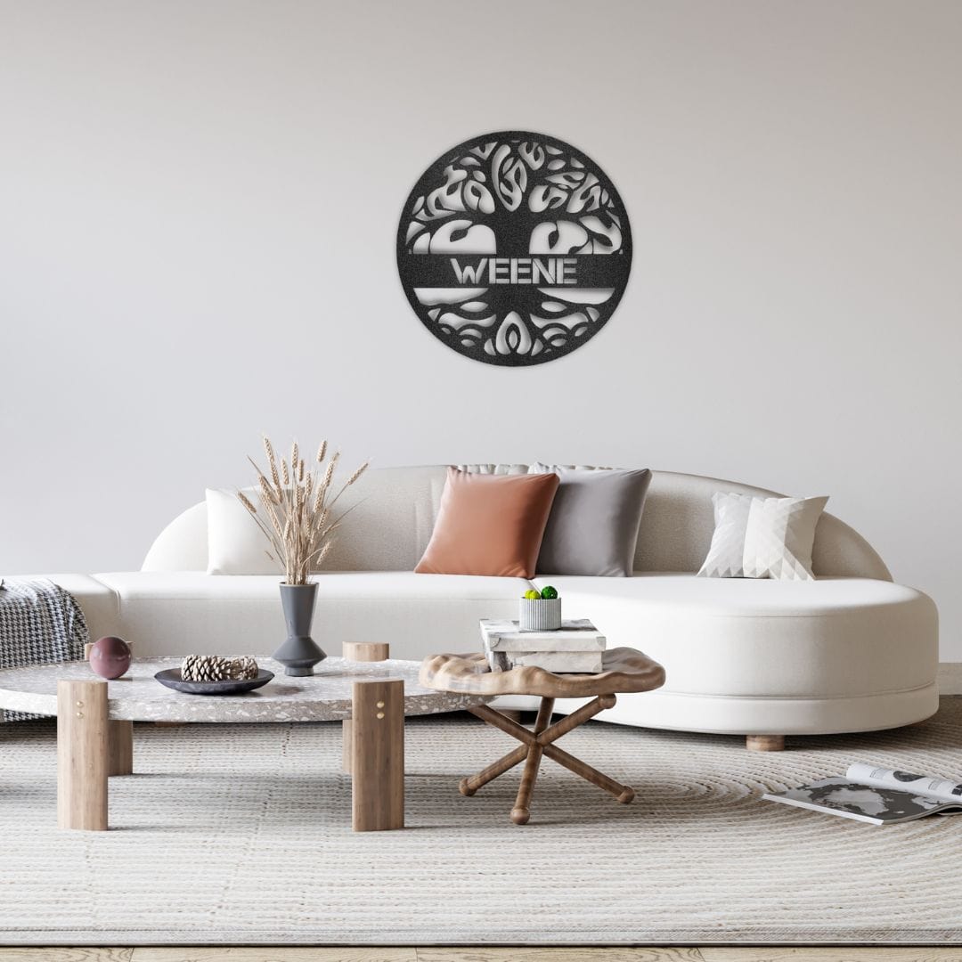 Personalized Tree of Life - Steel Sign