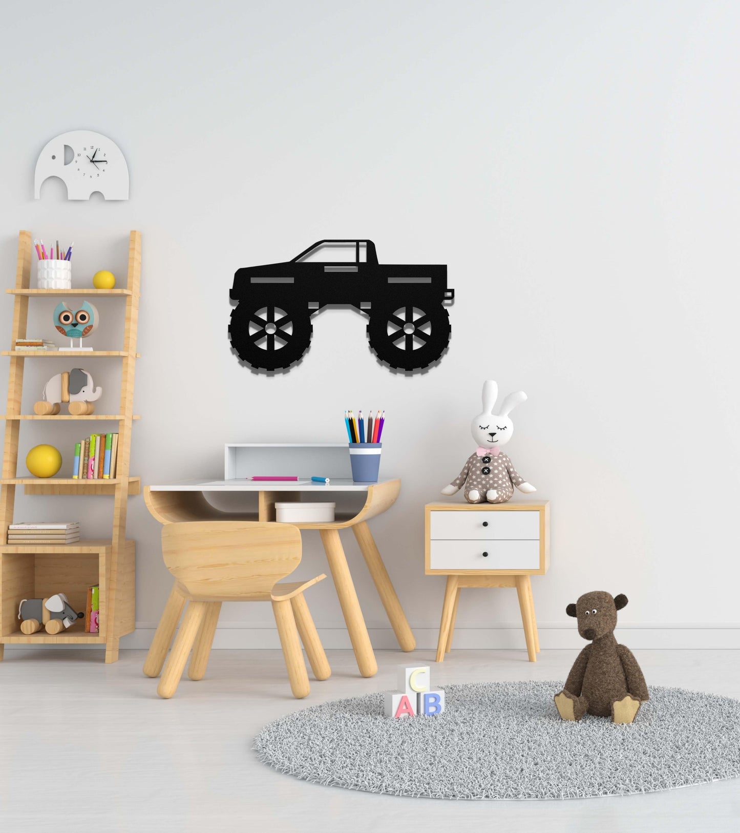 Decorative Metal trucks Nursery decor