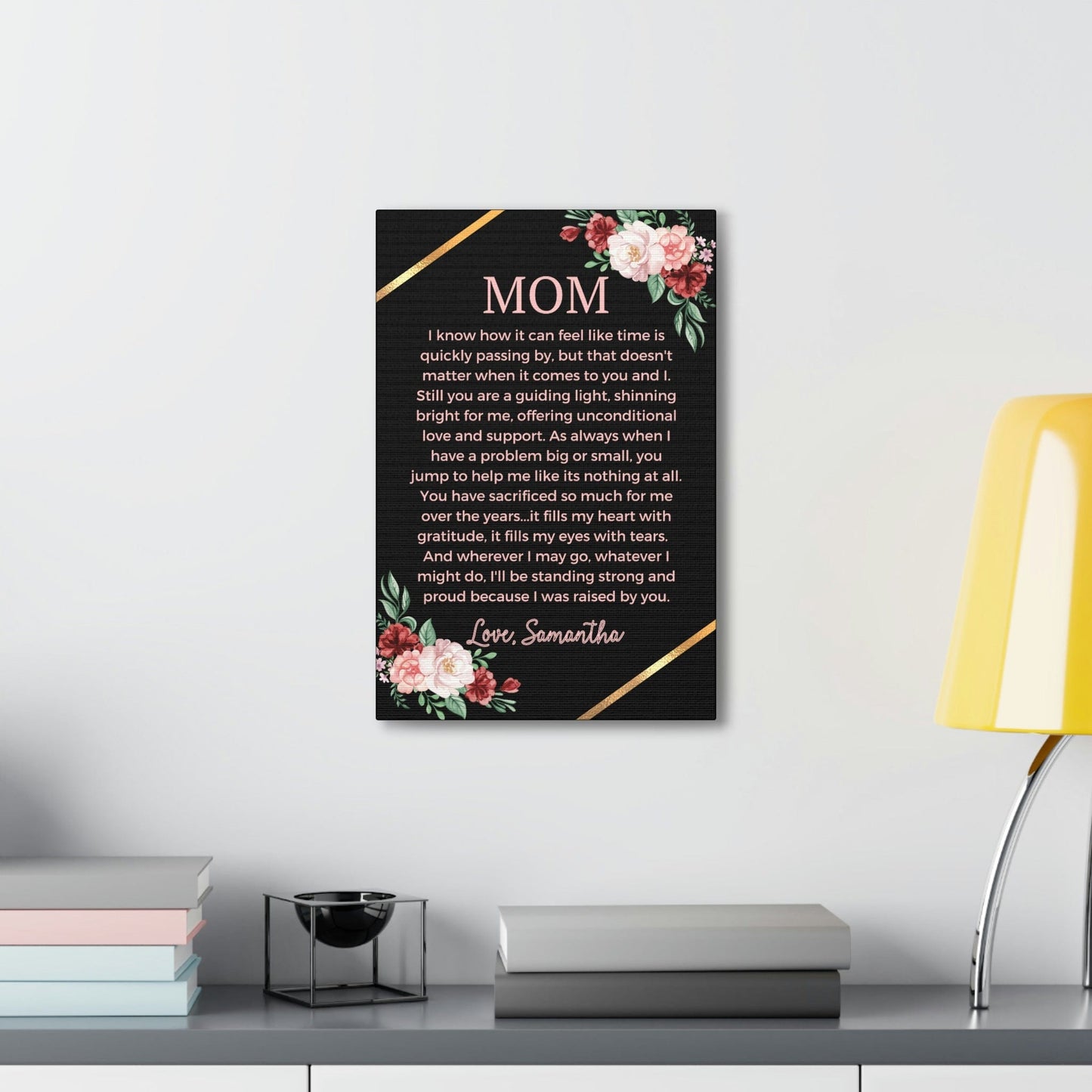 Personalized Mom Gift from Daughter Canvas Print