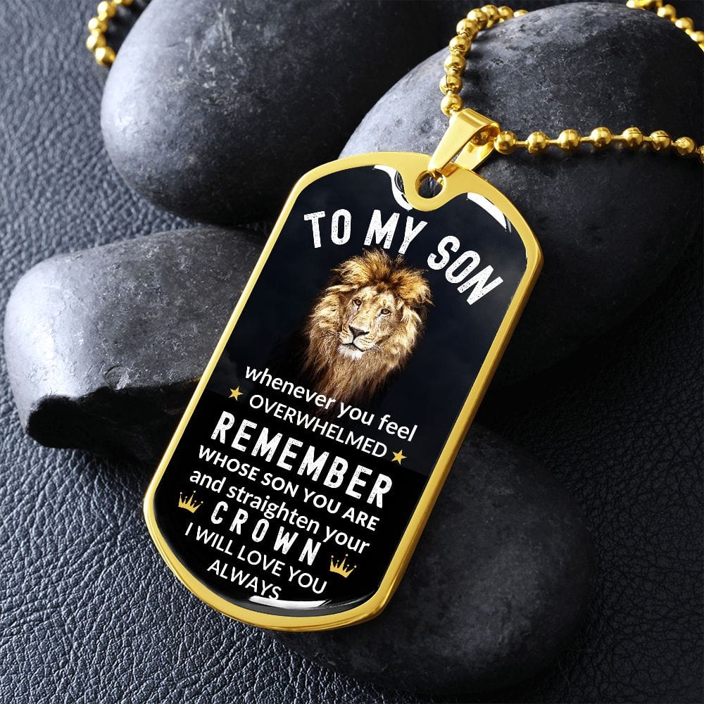 Dog Tag- This old Lion From Dad