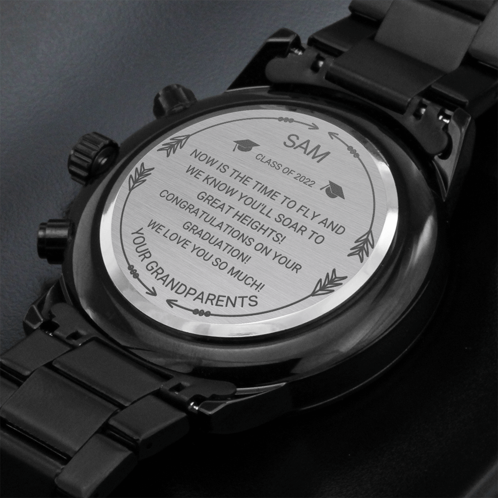 Engraved Personalized Graduation Watch for High school or college