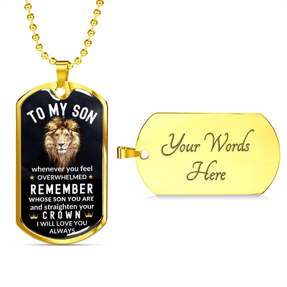 Dog Tag- This old Lion From Dad