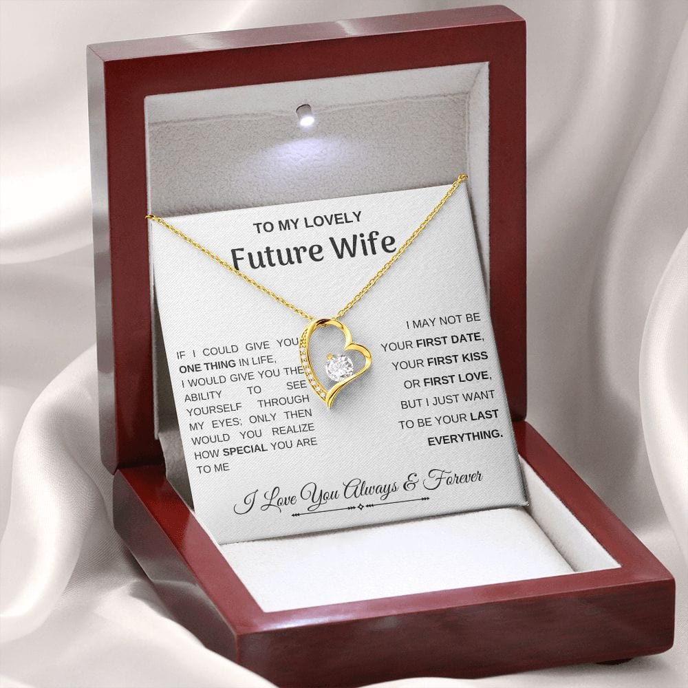 Future Wife- Last Everything Forever Hearts Neckalce