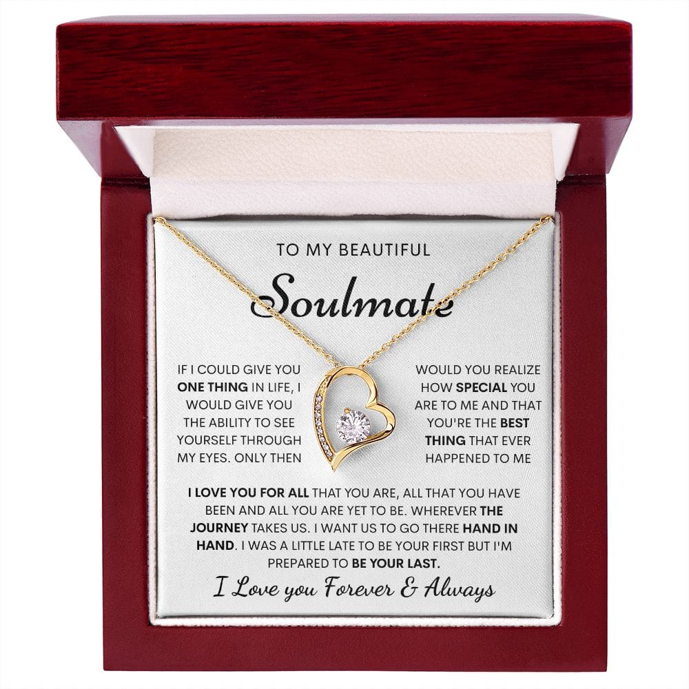 Soulmate Necklace- Hand in Hand Forever Love