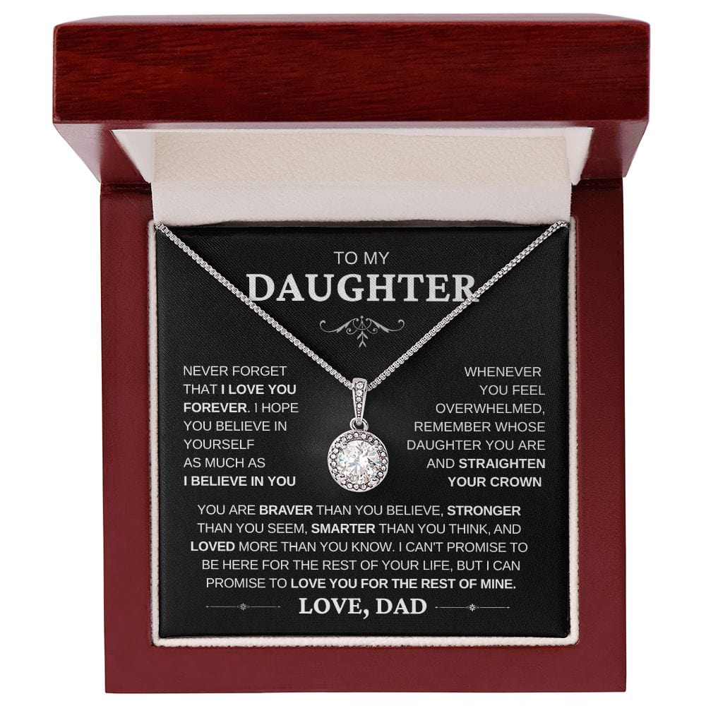 I Believe in you- Dad to Daughter Eternal Hope Necklace