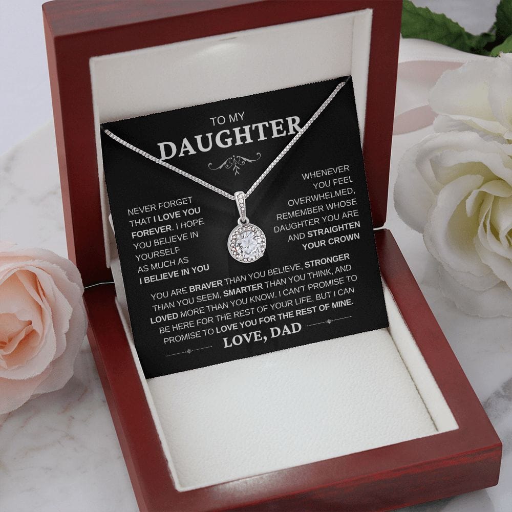 I Believe in you- Dad to Daughter Eternal Hope Necklace