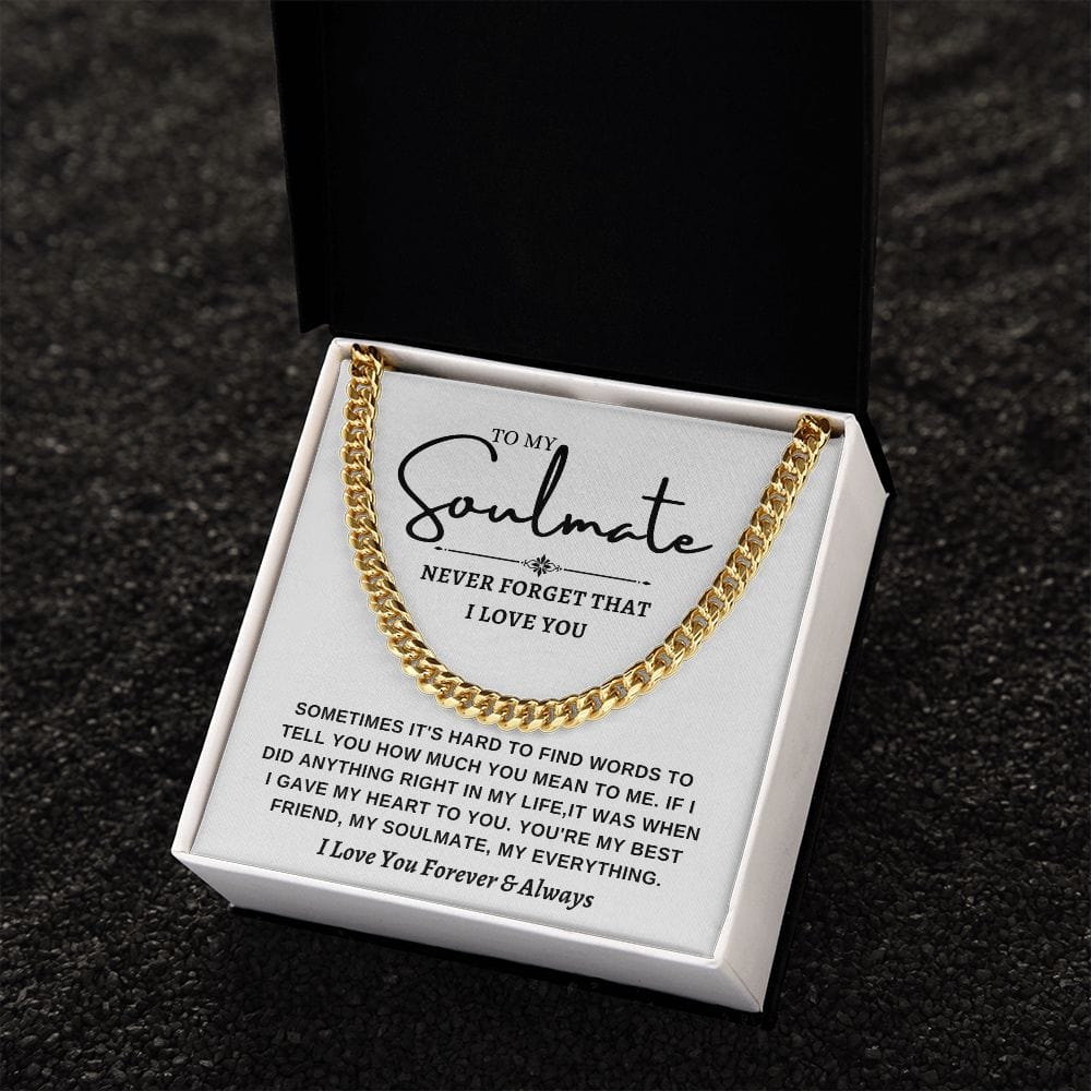 Cuban link chain -To Soulmate
