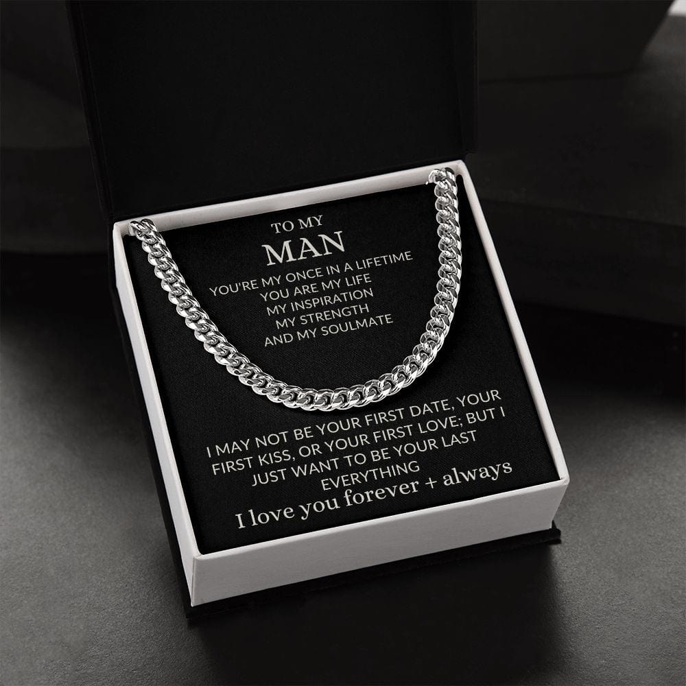 To my Man Cuban Necklace