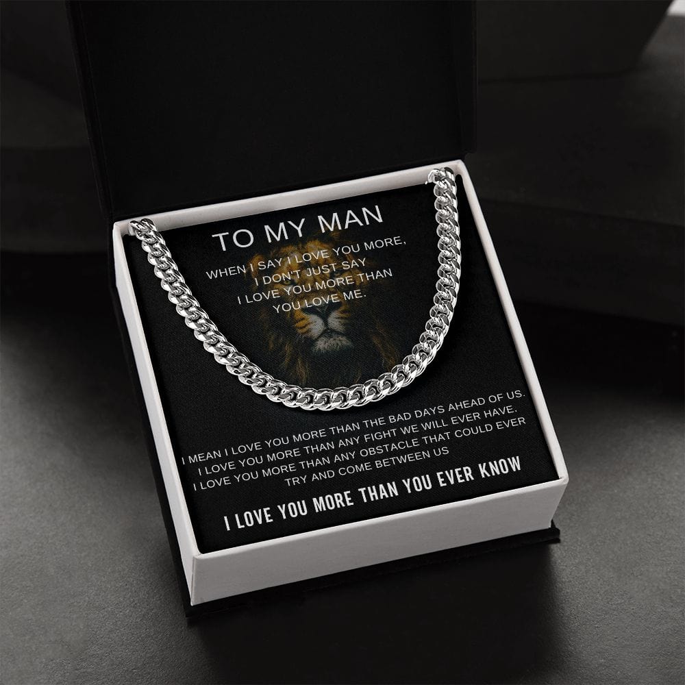 To My Man - I Love You More Than You Ever Know