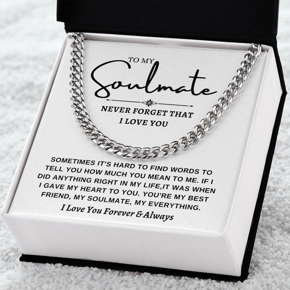 Cuban link chain -To Soulmate