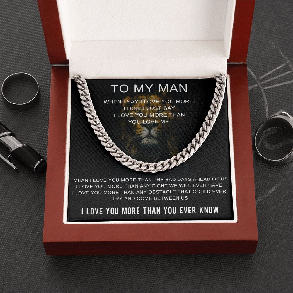 To My Man - I Love You More Than You Ever Know