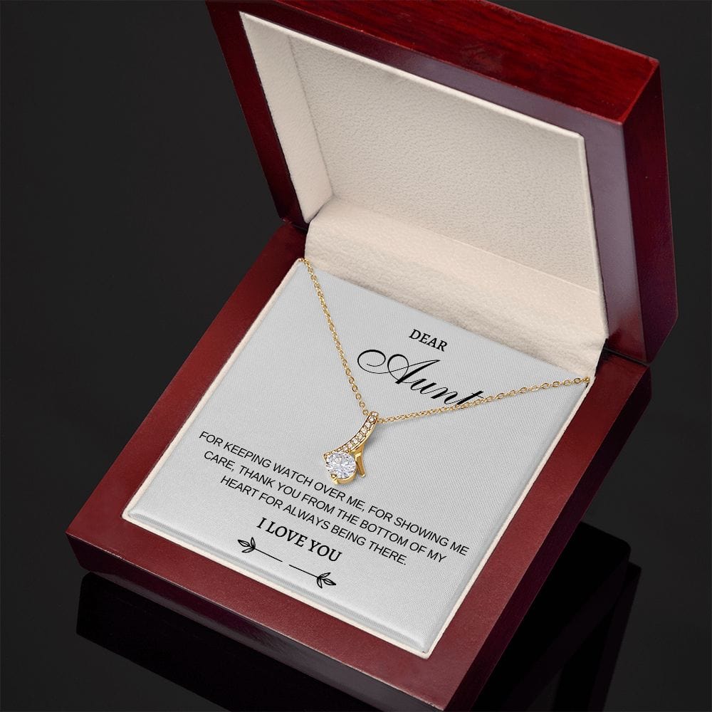 Aunt Gifts- Watching over me- Alluring Beauty Necklace, Aunt Gift for Mother's day