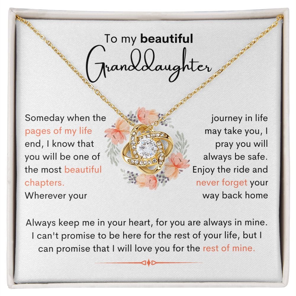 GrandDaughter Love Knot Necklace