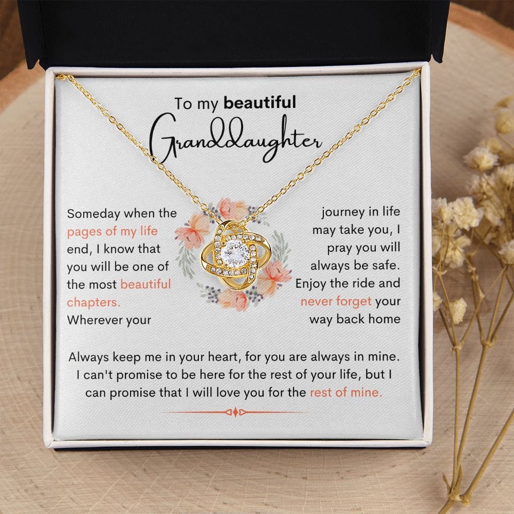 GrandDaughter Love Knot Necklace