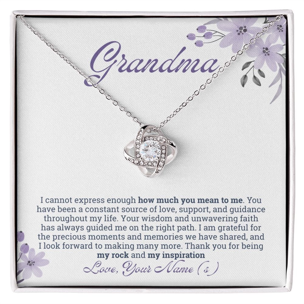 Grandma Gifts Personalized Necklace, Nana Necklace, Gigi Gifts from Granddaughter, Grandson