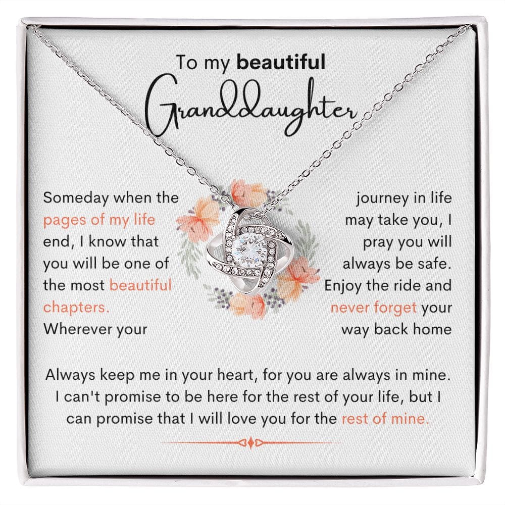 GrandDaughter Love Knot Necklace