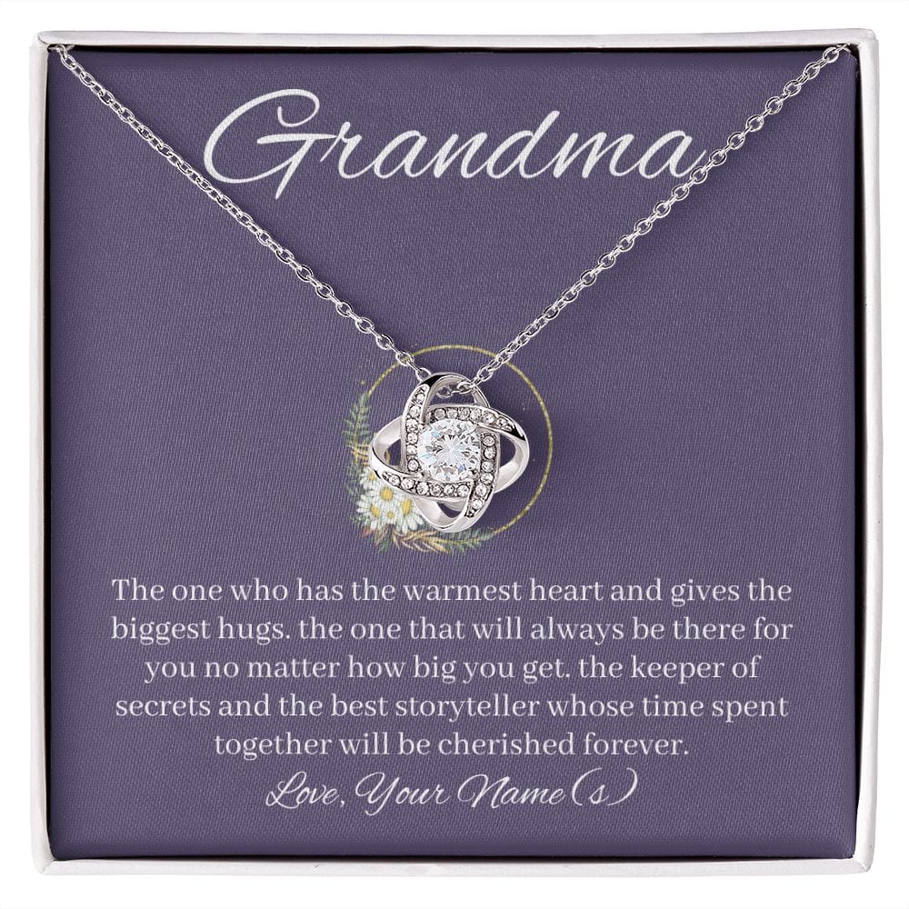 Grandma Gifts Personalized Necklace, Nana Necklace, Gigi Gifts from Granddaughter, Grandson