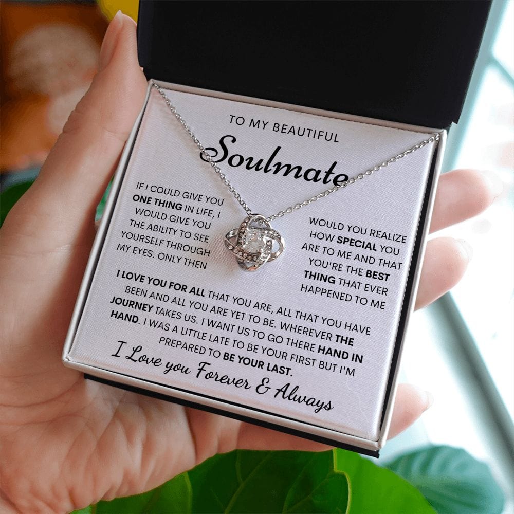 Beautiful Soulmate Necklace- Loveknot