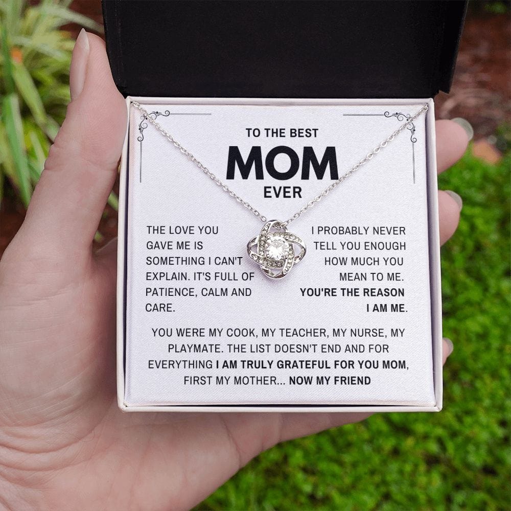 Best Mom Ever-My Friend- Jewelry Gift