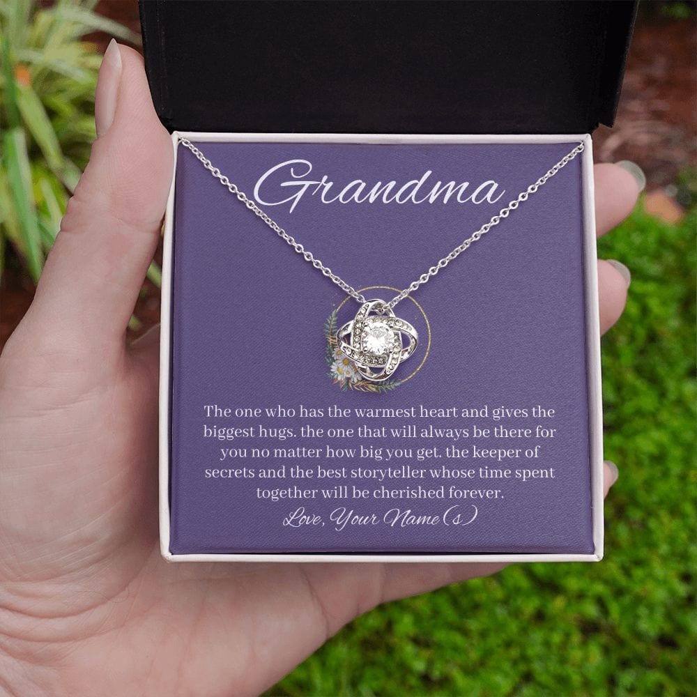 Grandma Gifts Personalized Necklace, Nana Necklace, Gigi Gifts from Granddaughter, Grandson