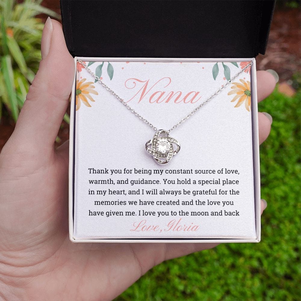 Nana Gifts Personalized Necklace, Grandma Necklace, Gigi Gifts from Granddaughter, Grandson