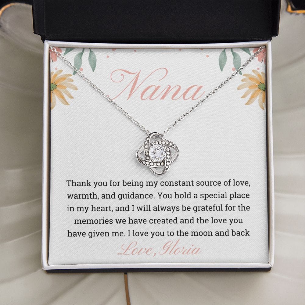 Nana Gifts Personalized Necklace, Grandma Necklace, Gigi Gifts from Granddaughter, Grandson